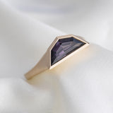 1.77ct Purple Spinel Ring 14K Yellow Gold