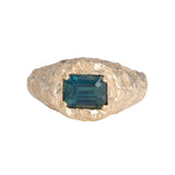 Perle Signet Ring with Stone Setting