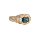 Perle Signet Ring with Stone Setting