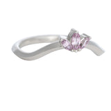 Marquise Burst Arc Contour Ring
