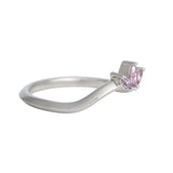 Marquise Burst Arc Contour Ring