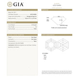 3.15ct 10.56x9.17x3.79mm GIA M VVS2 Hexagon Step Cut 23430-01