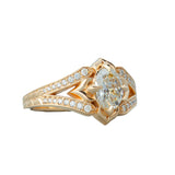 Lola Ring w/ Oval Diamond