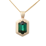 Green Tourmaline Audrey Pendant