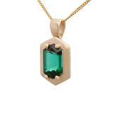 Green Tourmaline Audrey Pendant