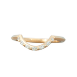 Marquise Channel Arc Contour Band