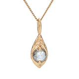 14k Yellow Gold Floret Pendant