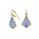 Blue Chalcedony Mana Earrings