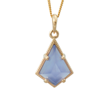 Blue Chalcedony Mana Pendant