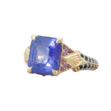 OOAK Custom 5.99ct Sapphire Ring