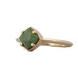 Green Yuba Constance Ring 14K Yellow Gold