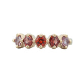 Red Color Gradient Spinel Petra Ring