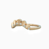 Scalloped Plume Arc Band
