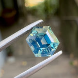 2.12ct Hex Shield Teal Sapphire