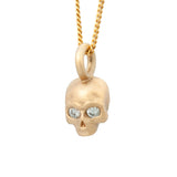 Skull Pendant 14K Yellow Gold