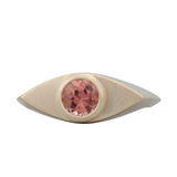 0.56ct Peach Tourmaline Joelle Ring 14K Yellow Gold