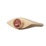 0.56ct Peach Tourmaline Joelle Ring 14K Yellow Gold