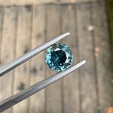 1.40ct Teal Round Montana Sapphire