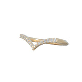 Chevron Band with Diamonds