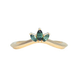 Marquise Burst Arc Contour Ring