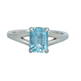 1.47ct Aquamarine Hazel 14K White Gold