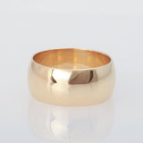 14k Yellow Gold Half Round Band