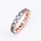 Spinel Hex Eternity Ring