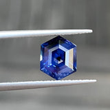 2.28ct Elongated Hexagon Blue Sapphire