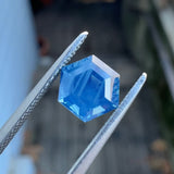 1.60ct Blue Hexagon Sapphire