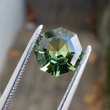 1.33ct Green Octagon Sapphire