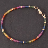 Rainbow Sapphire Bracelet