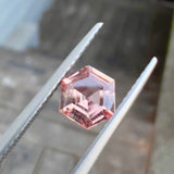 1.01ct Hexagon Padparadscha Sapphire