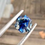 1.27ct Blue Hexagon sapphire