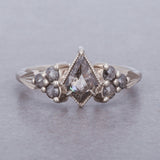 14k White Gold Diamond Juniper Ring
