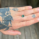 1.93ct Teal Oval Sapphire