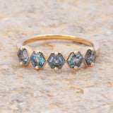 Petra Ring with Montana Sapphire
