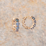 Small Hex Spinel Hoops - Customize