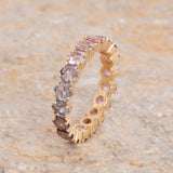 Spinel Hex Eternity Ring