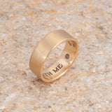 14k Yellow Gold "Make Old Bones With Me" Band