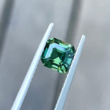 1.10ct Green Asscher Sapphire